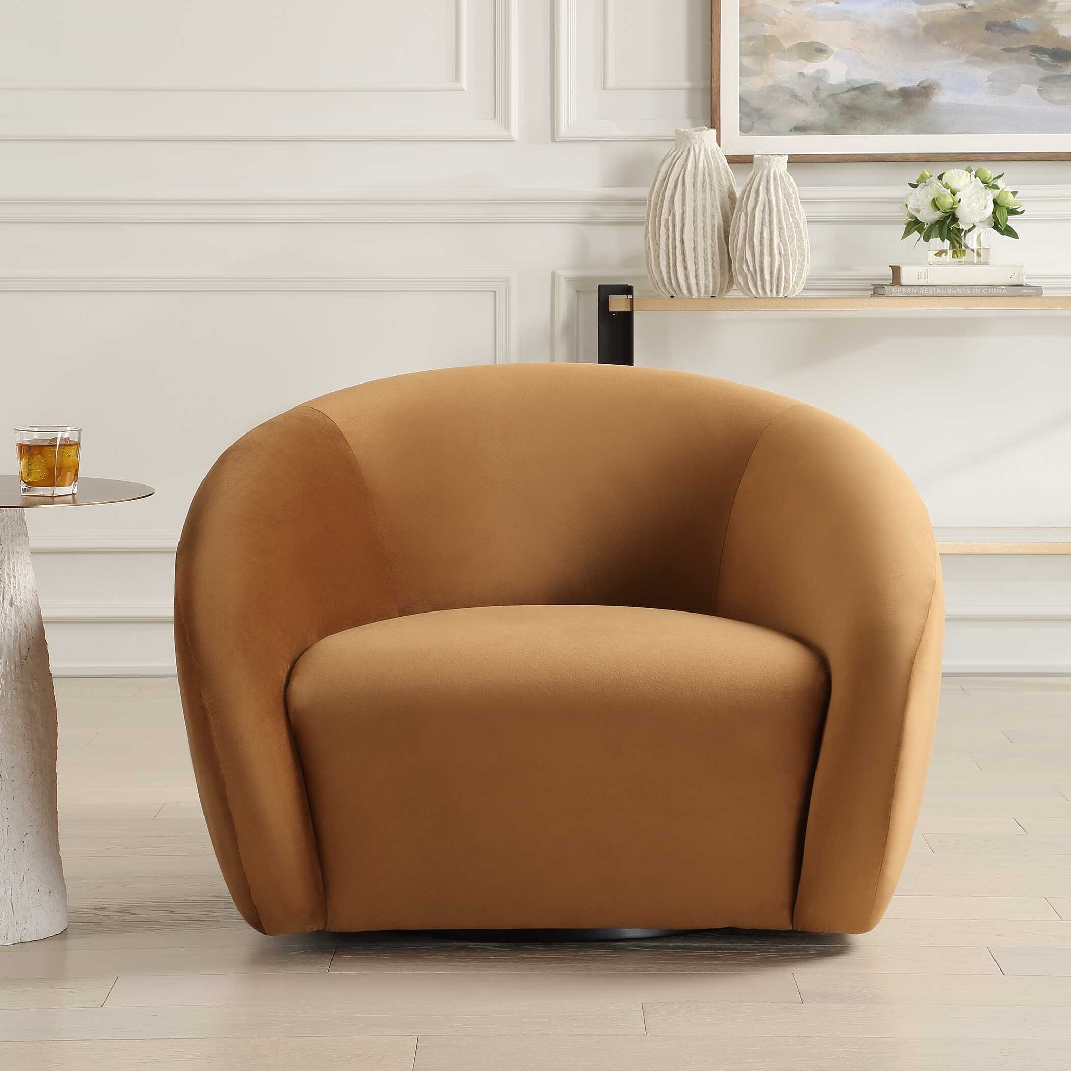 DeSoto Hazelnut Swivel Chair