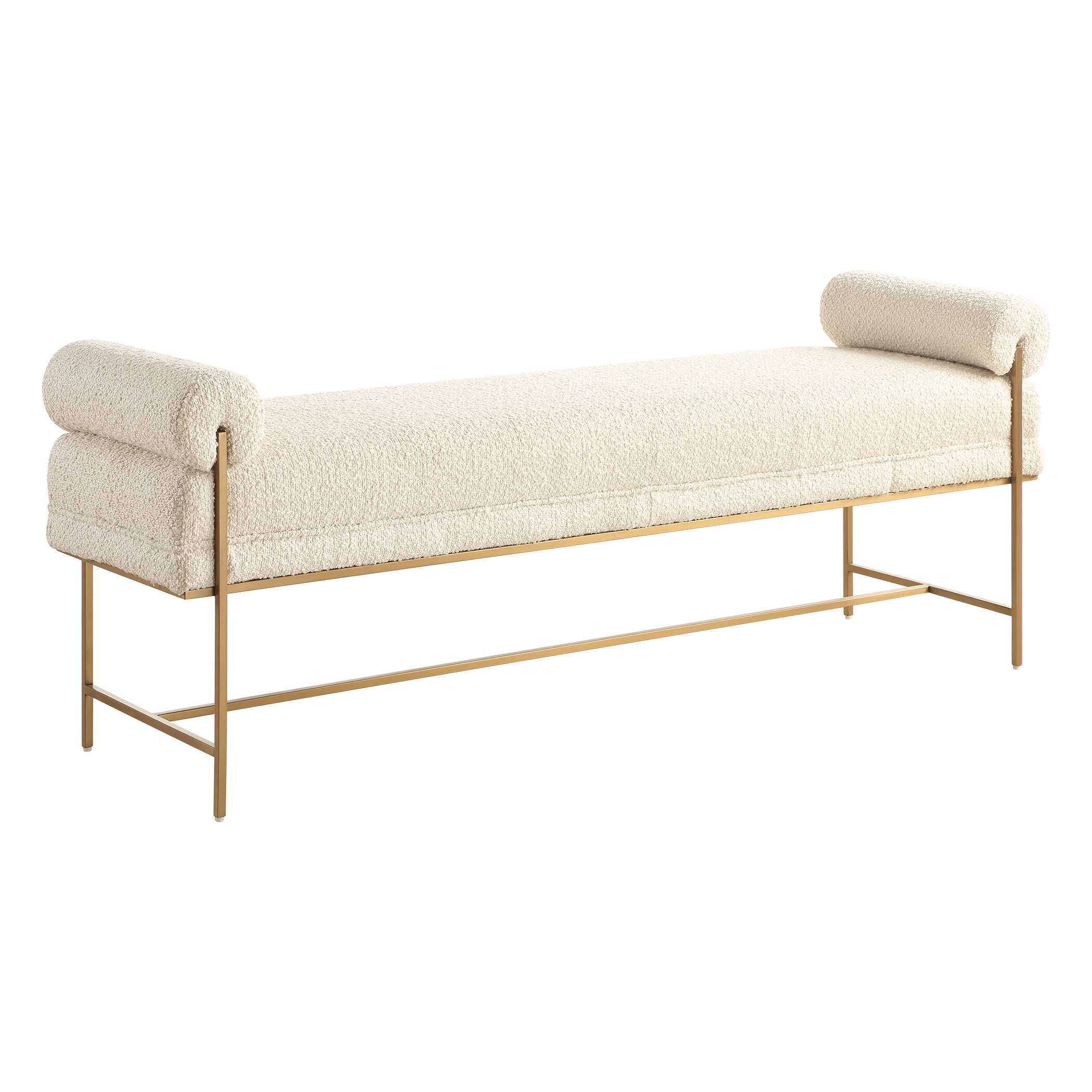 Bolster Pearl White Bench