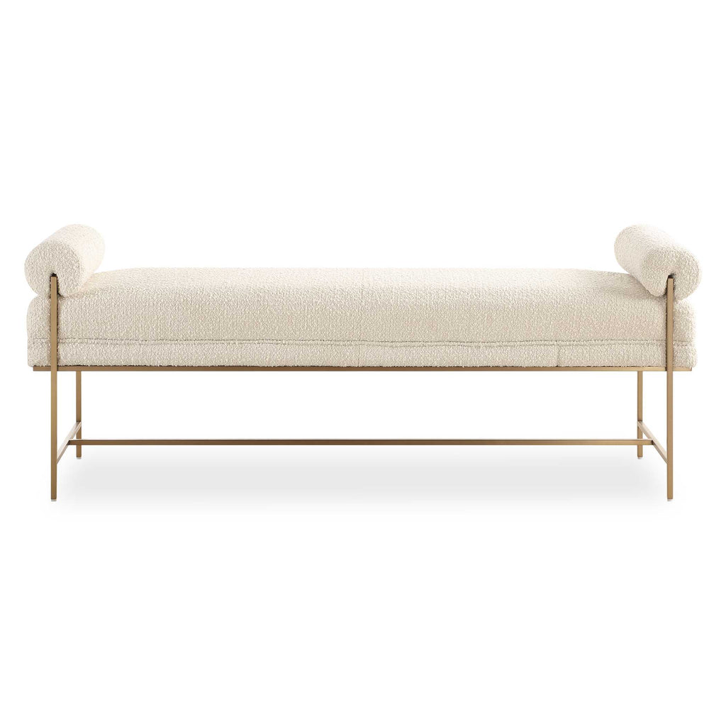 Bolster Pearl White Bench