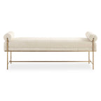 Bolster Pearl White Bench