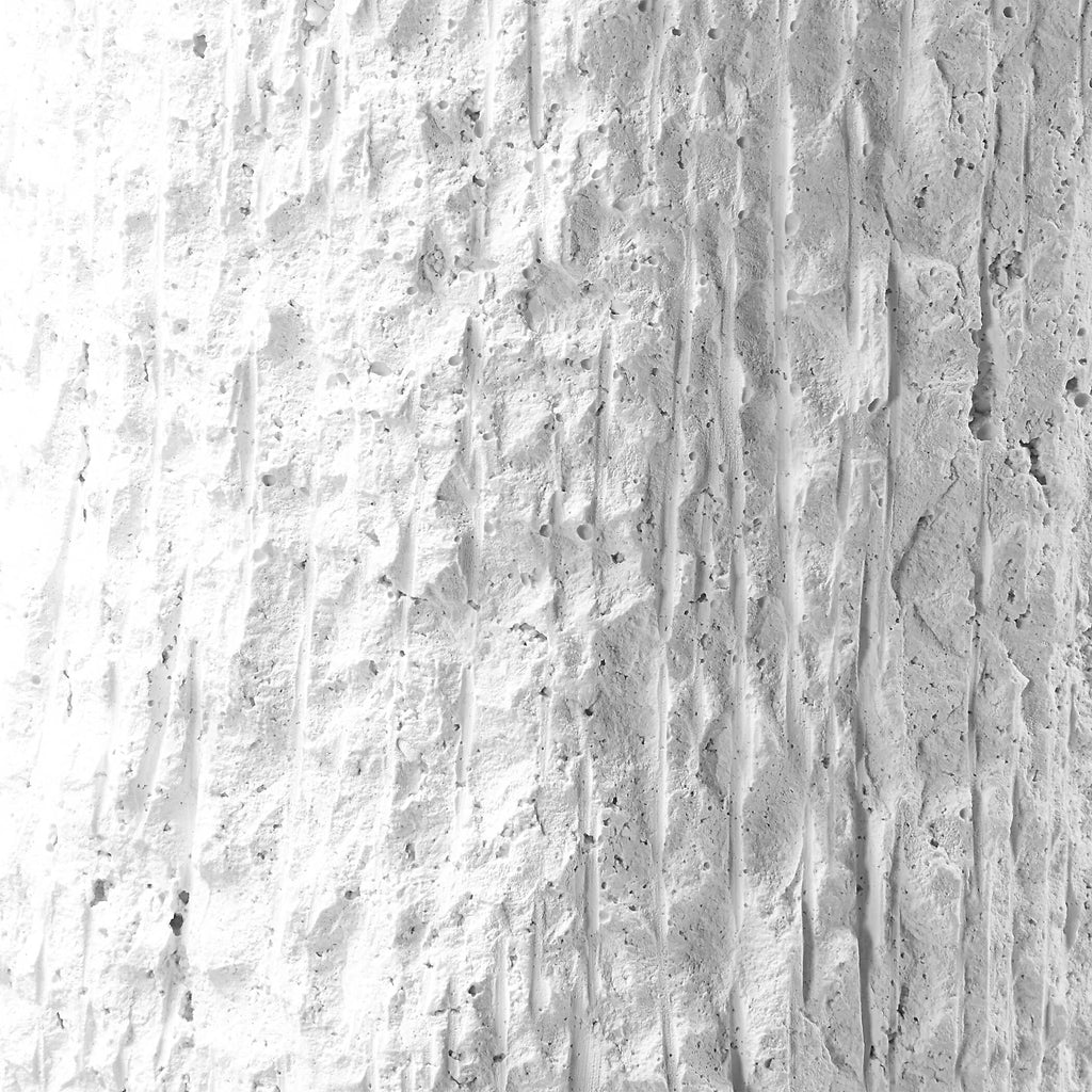 Hollen White Stone Accent Table