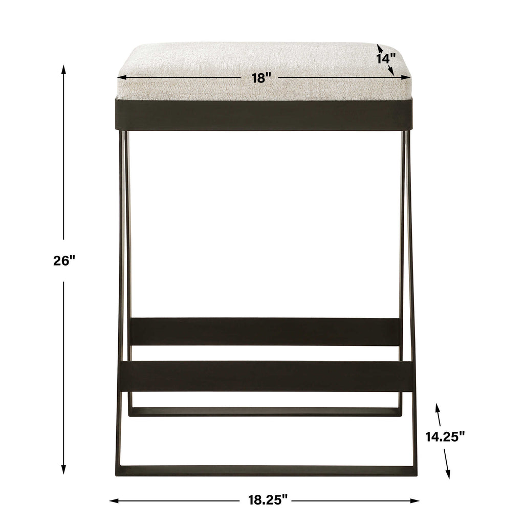 Hover Iron Counter Stool