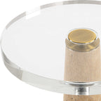 Niari Travertine Drink Table