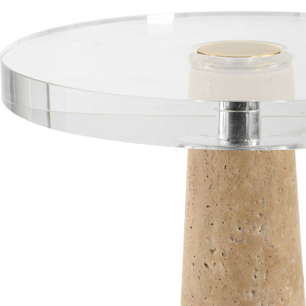 Niari Travertine Drink Table