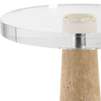 Niari Travertine Drink Table