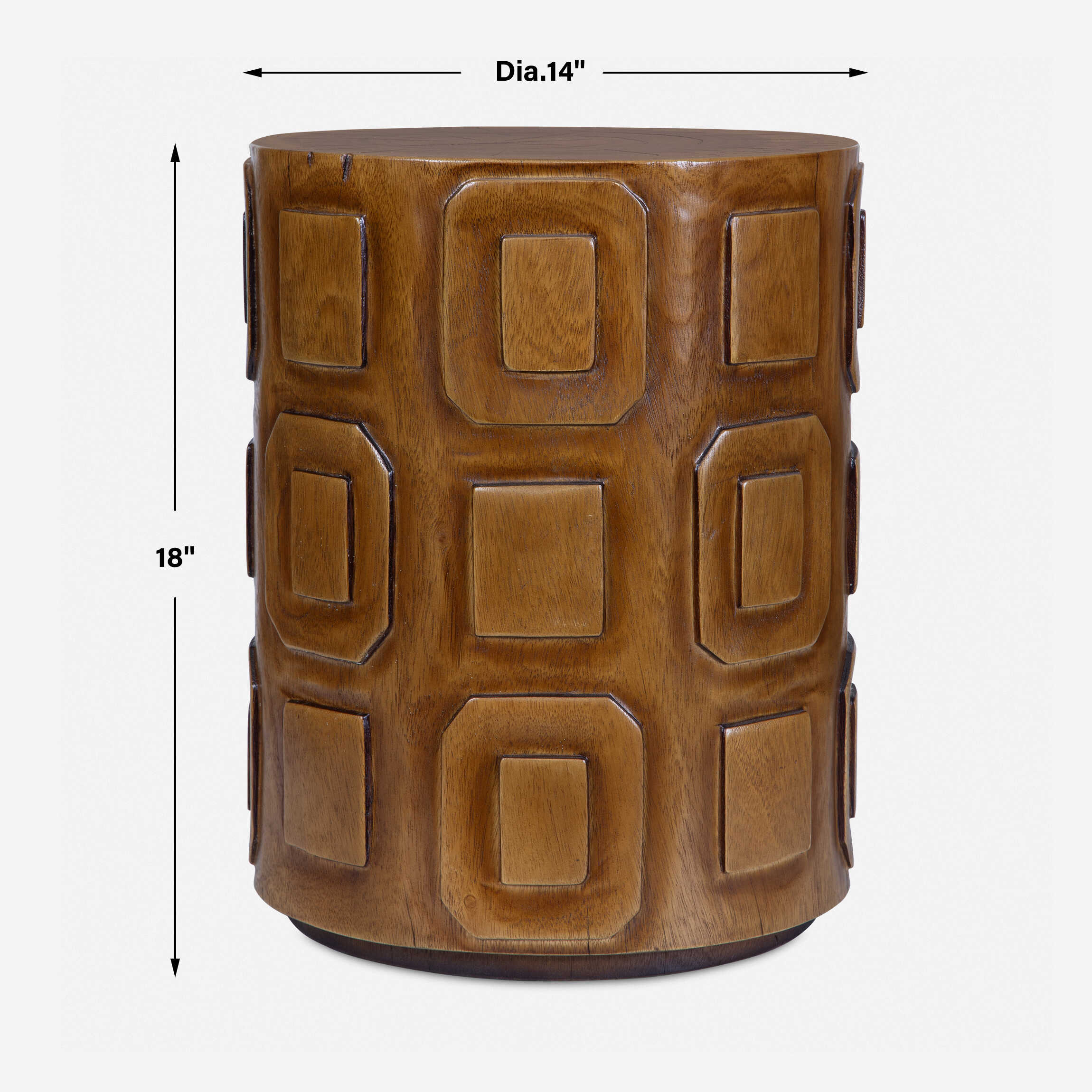 Alson Geometric Accent Table