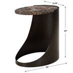 Welling Modern Metal Side Table