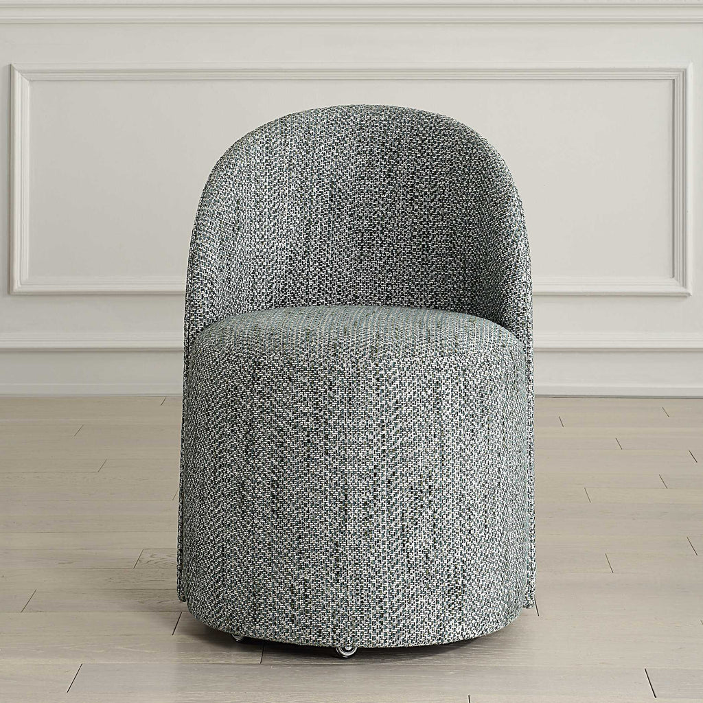Roll With It Teal Dining Chair