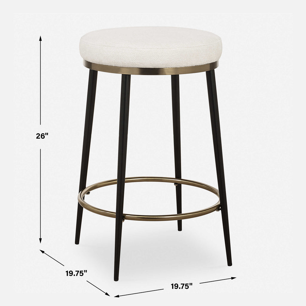 Ensemble Cream Counter Stool