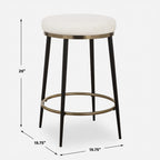 Ensemble Cream Counter Stool