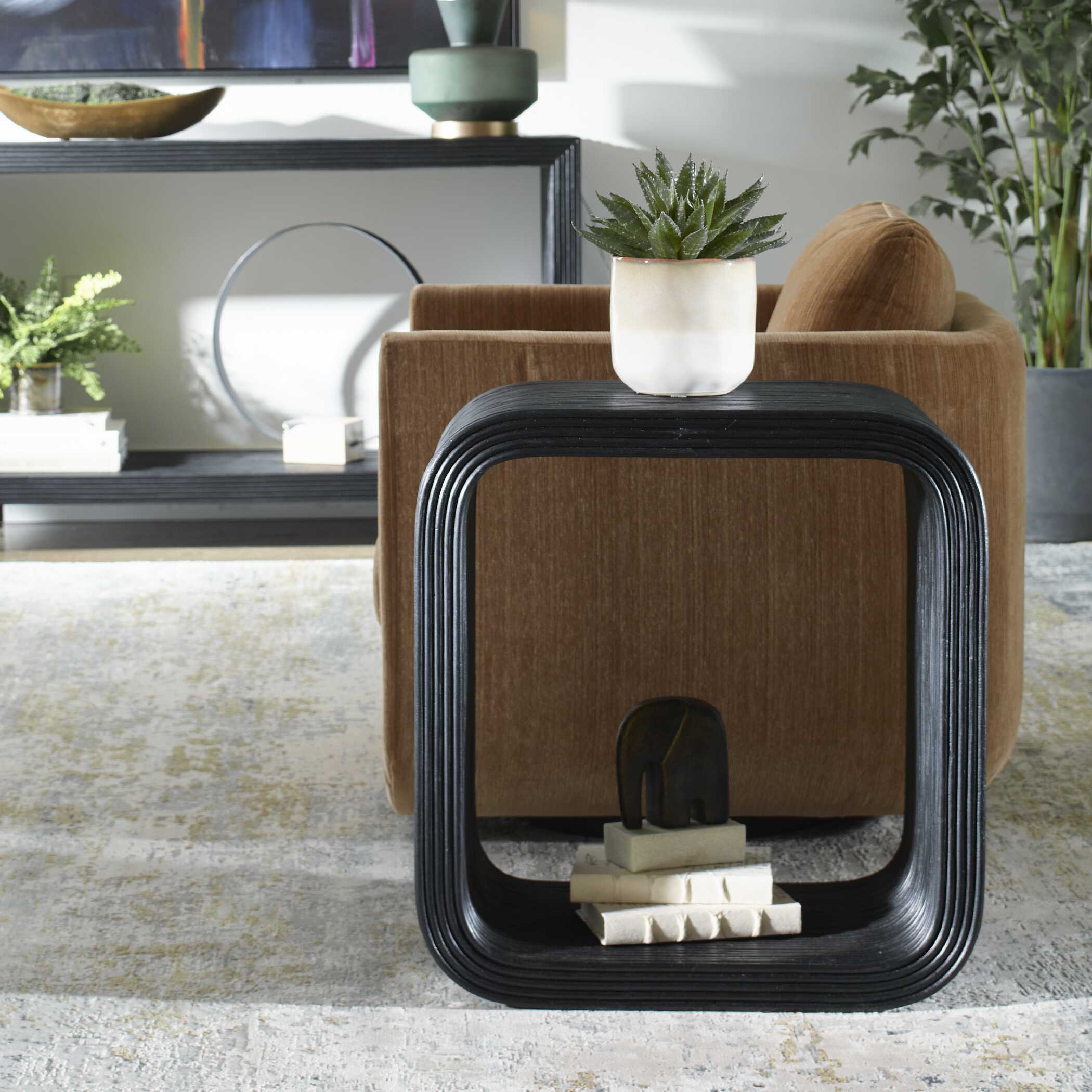 Compton Rattan Side Table