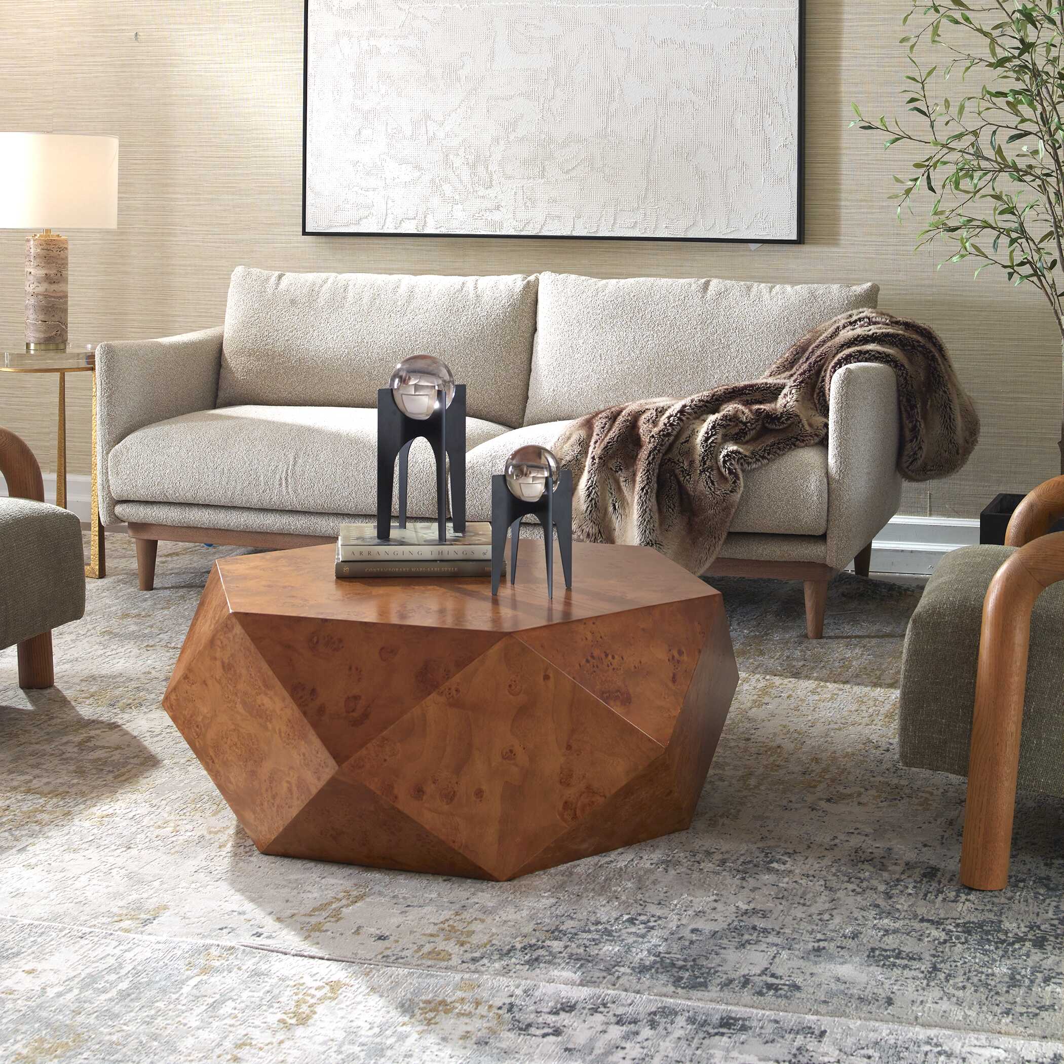 Hughes Geometric Coffee Table