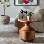 Lynx Hourglass Accent Table