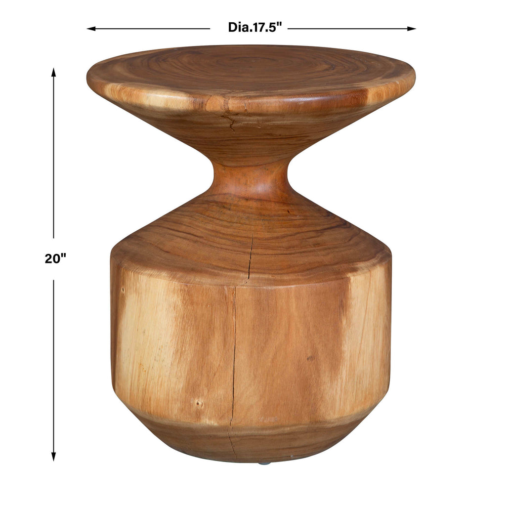 Lynx Hourglass Accent Table