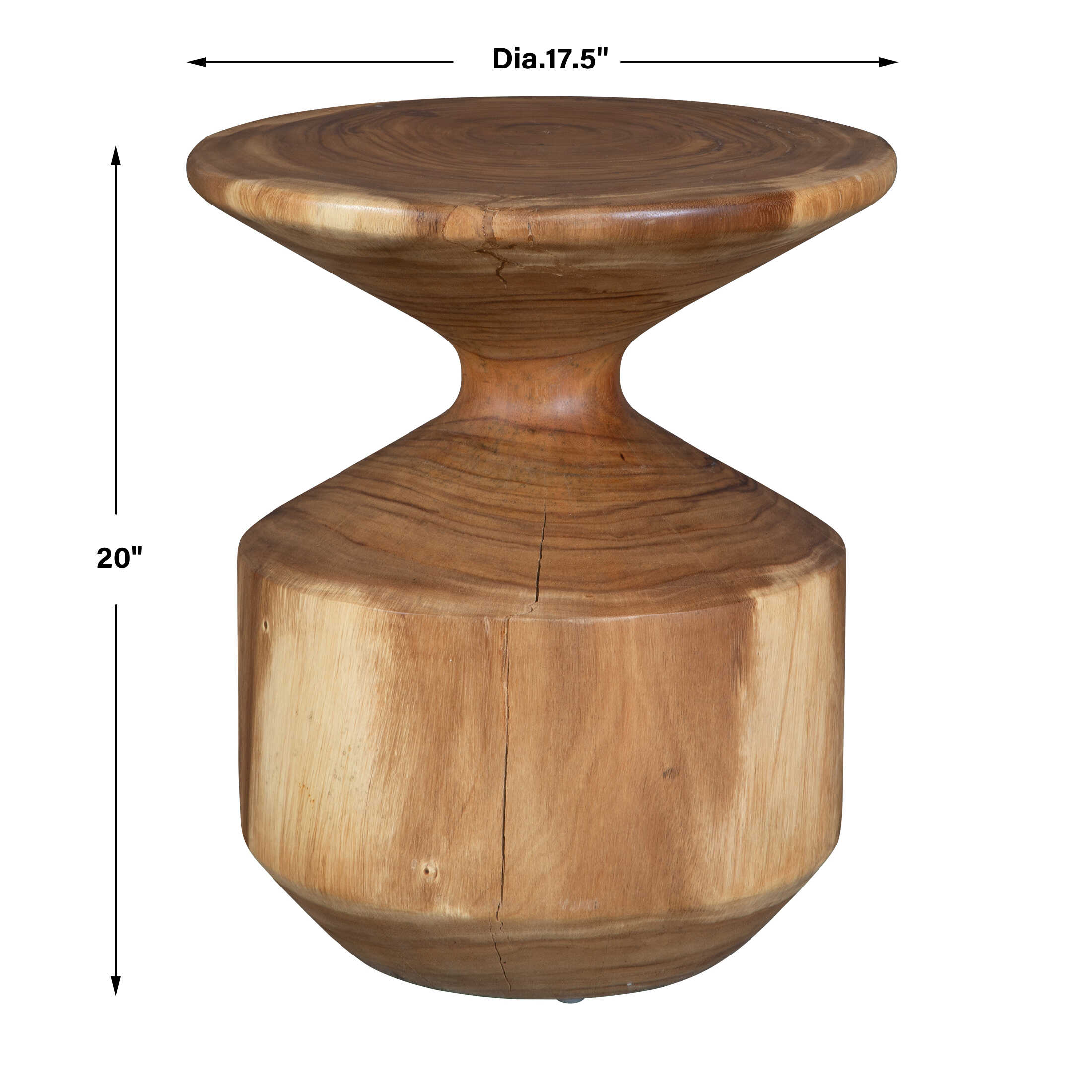 Lynx Hourglass Accent Table