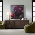 Botero Walnut Console Cabinet