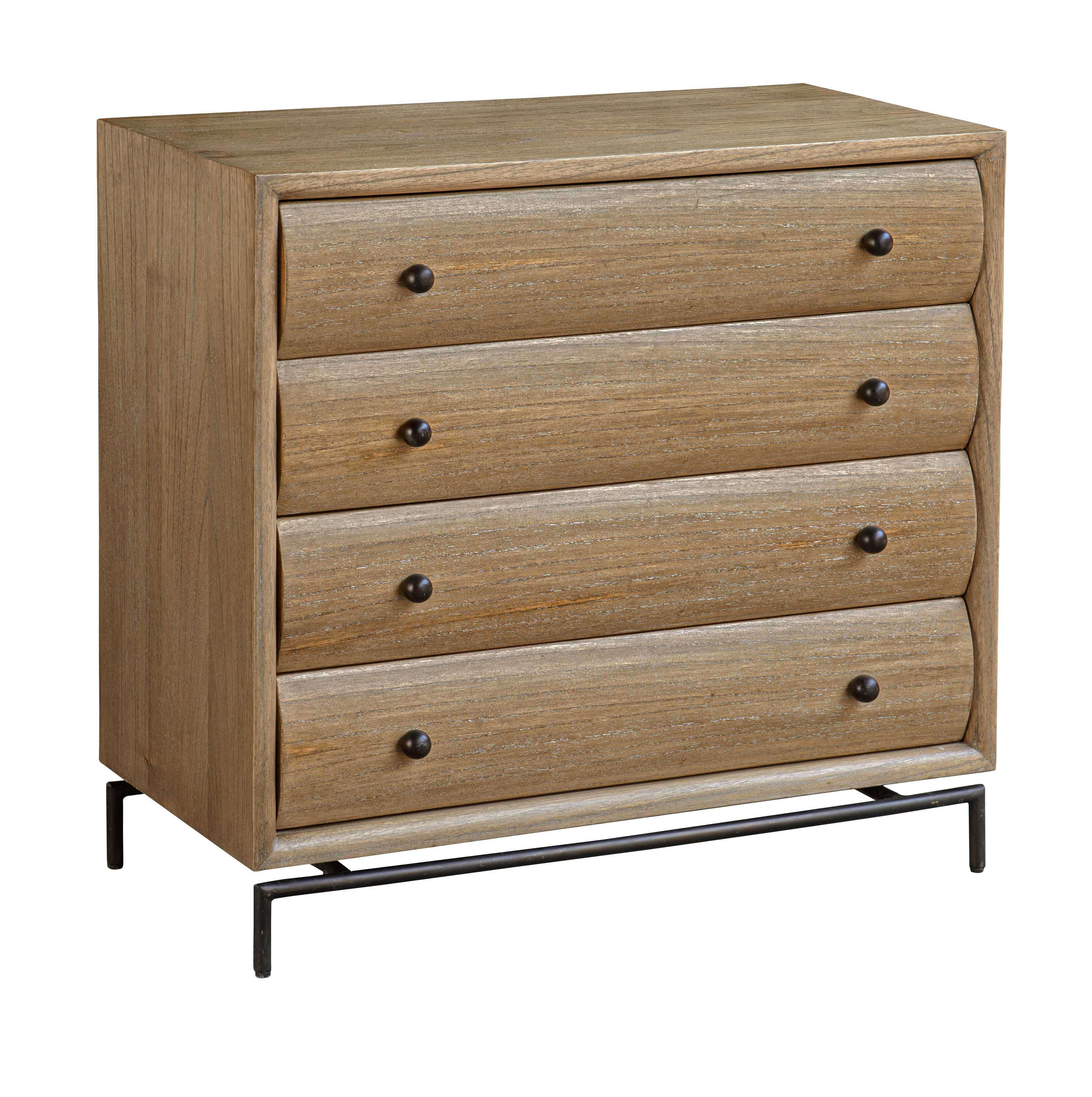 Millard Curved 4 Drawer Chest