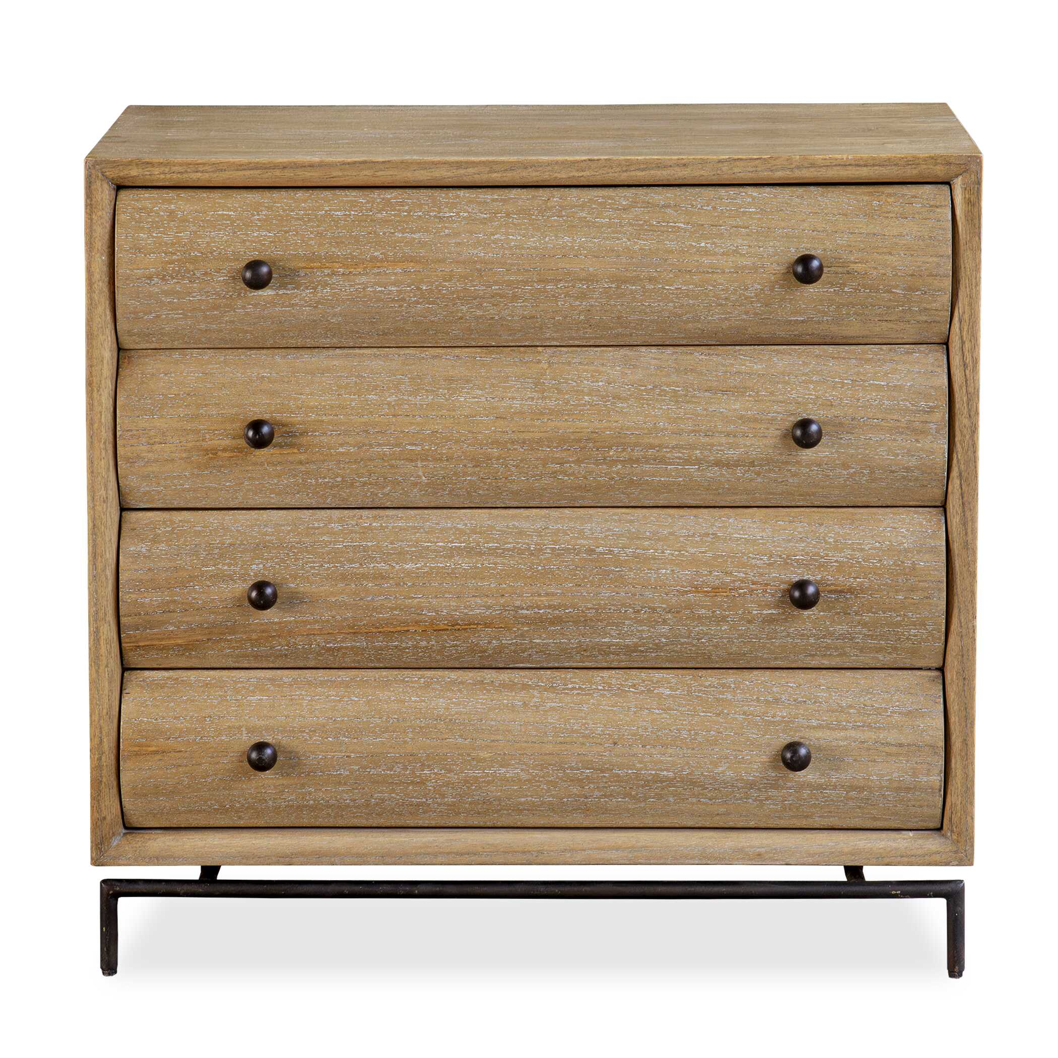 Millard Curved 4 Drawer Chest