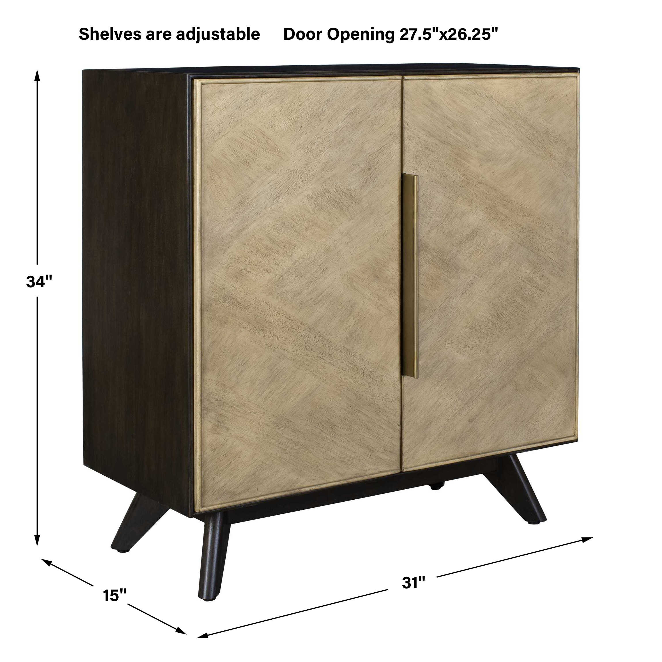 Reina Modern 2 Door Cabinet