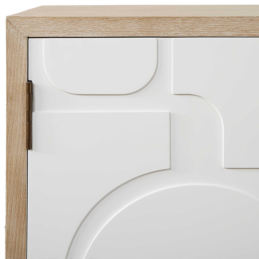 Weimar 2 Door White Cabinet