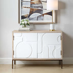 Weimar 2 Door White Cabinet