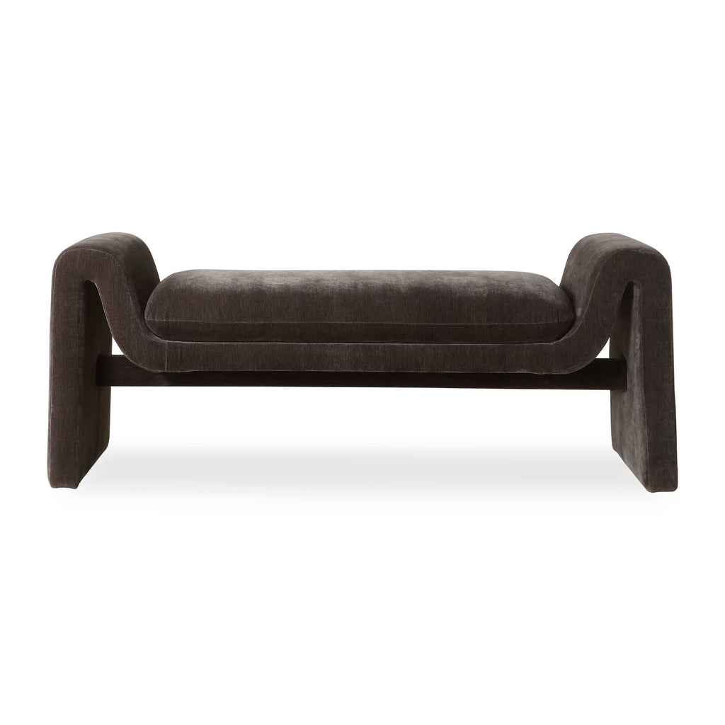 Manson Modern Charcoal Bench