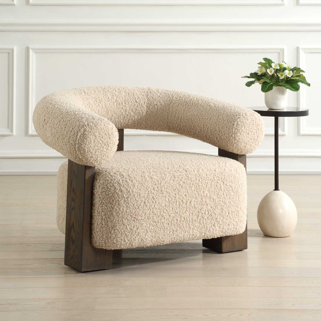Lennox Shearling Accent Chair