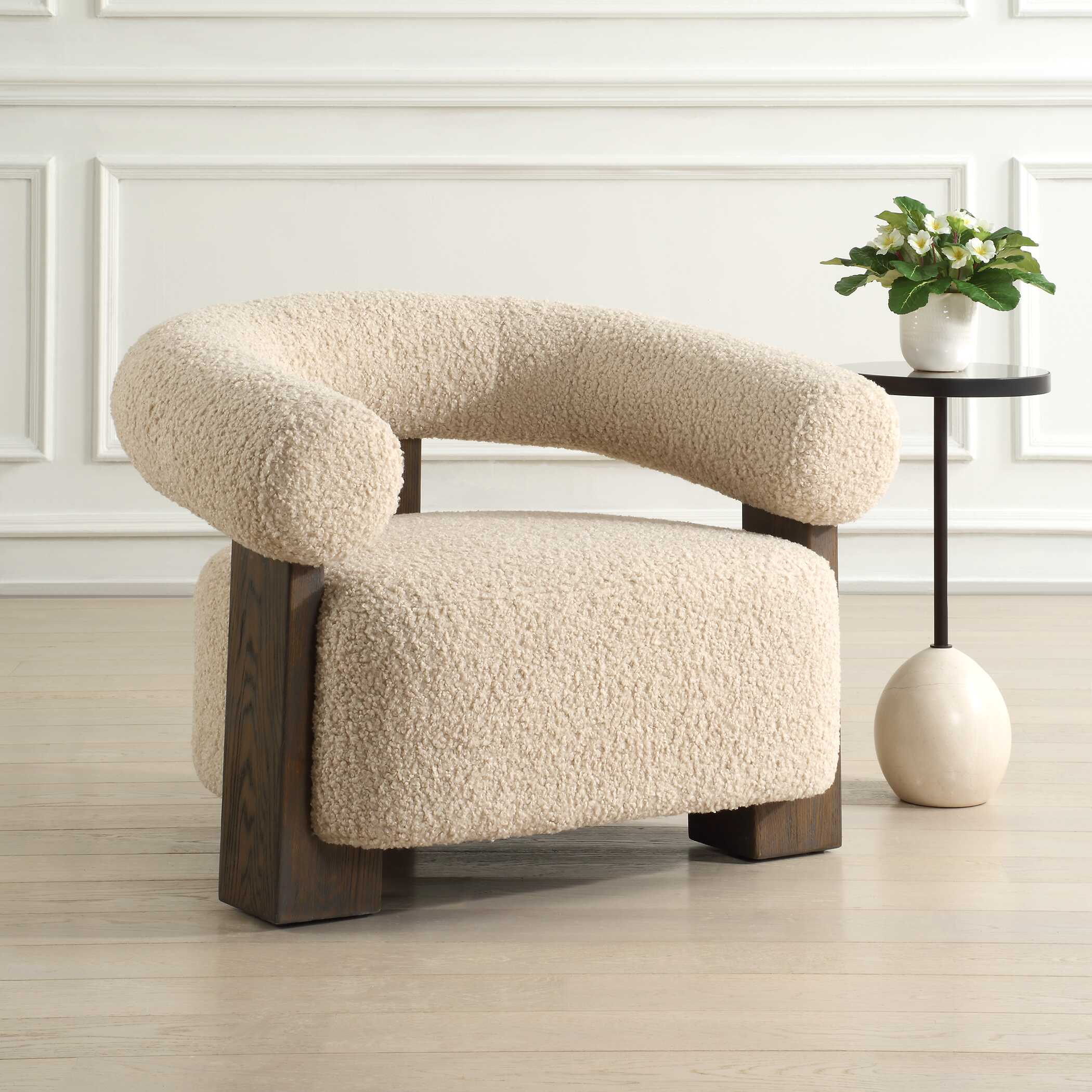 Lennox Shearling Accent Chair
