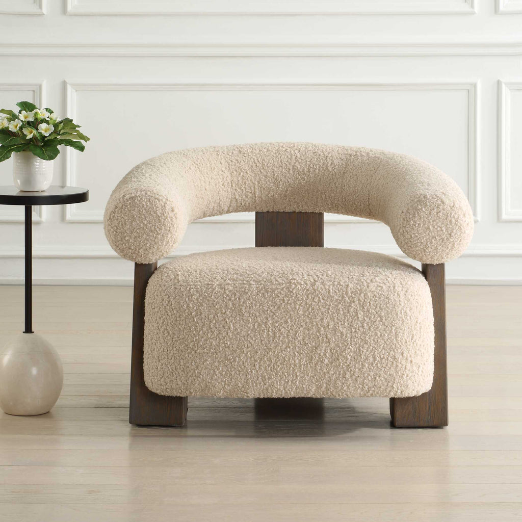 Lennox Shearling Accent Chair