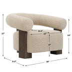 Lennox Shearling Accent Chair