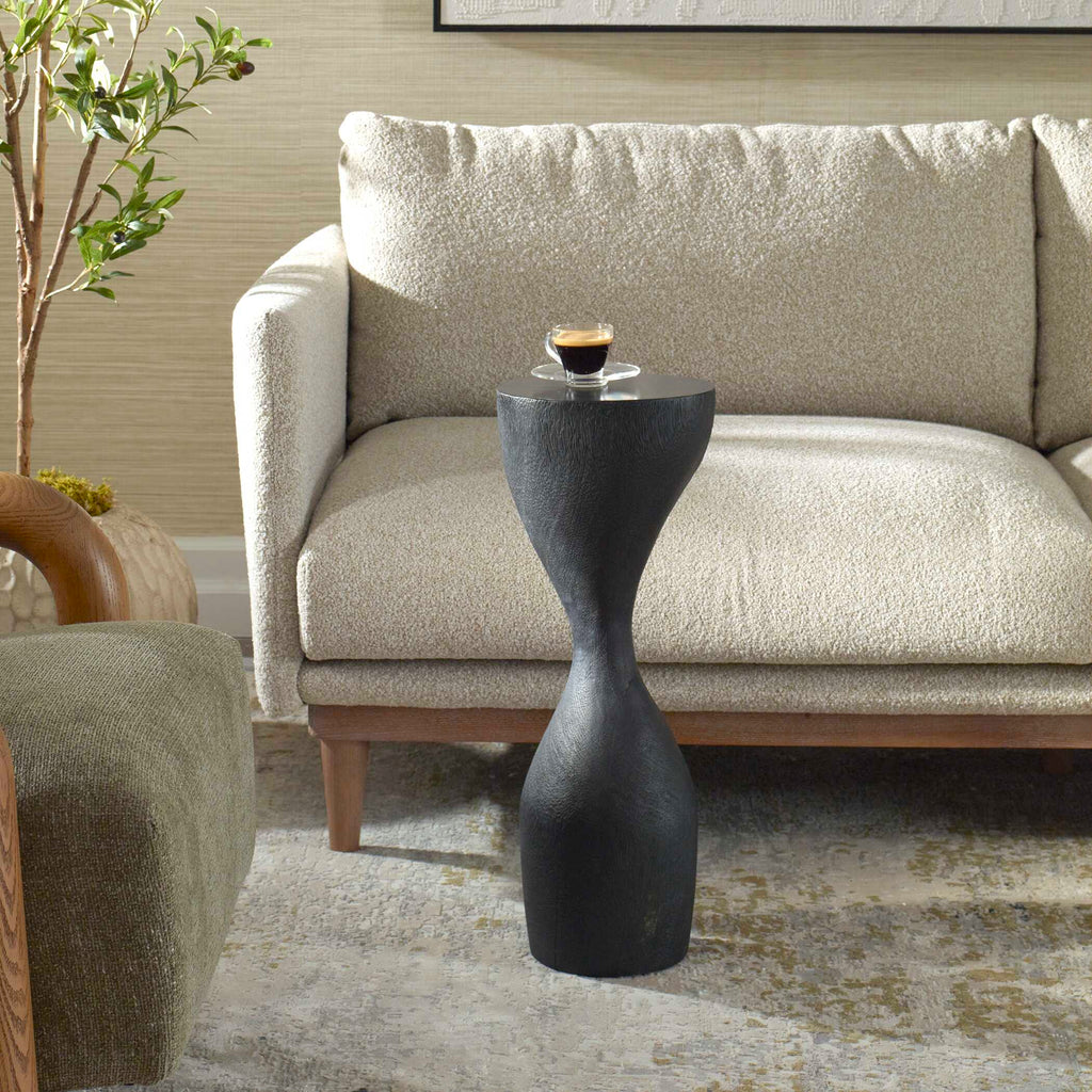 Mattison Black Drink Table