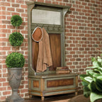 Riyo Distressed Hall Tree