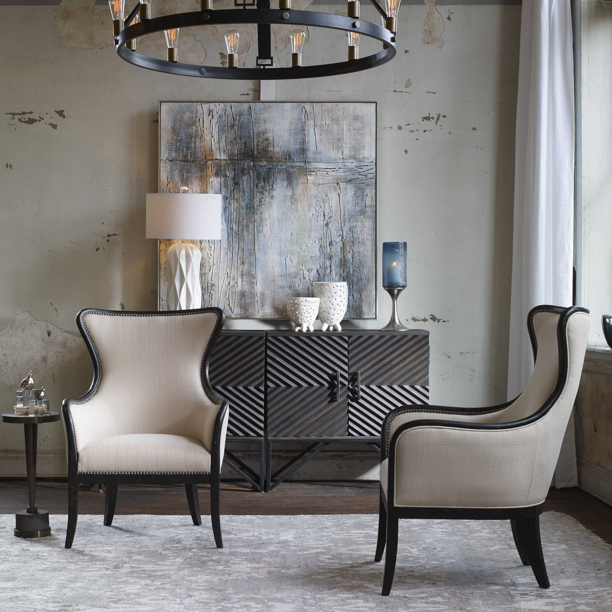 Sandy Wing Back Armchair