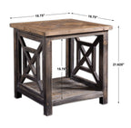 Spiro Reclaimed Wood End Table