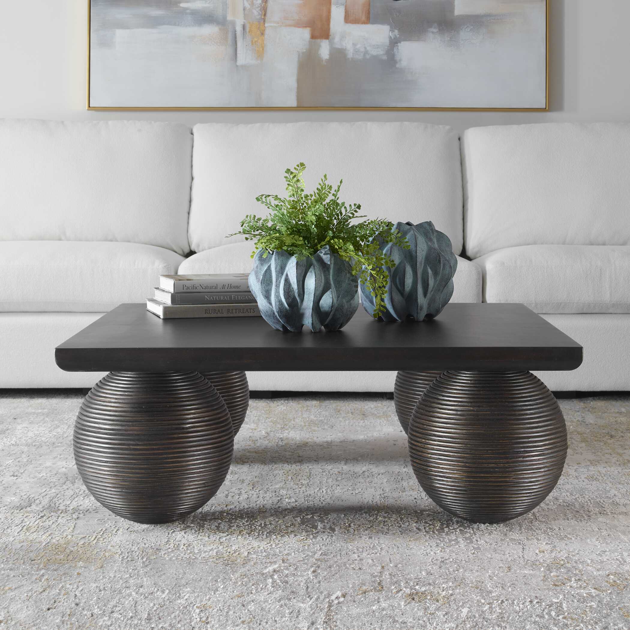 Kasson Sphere Leg Coffee Table