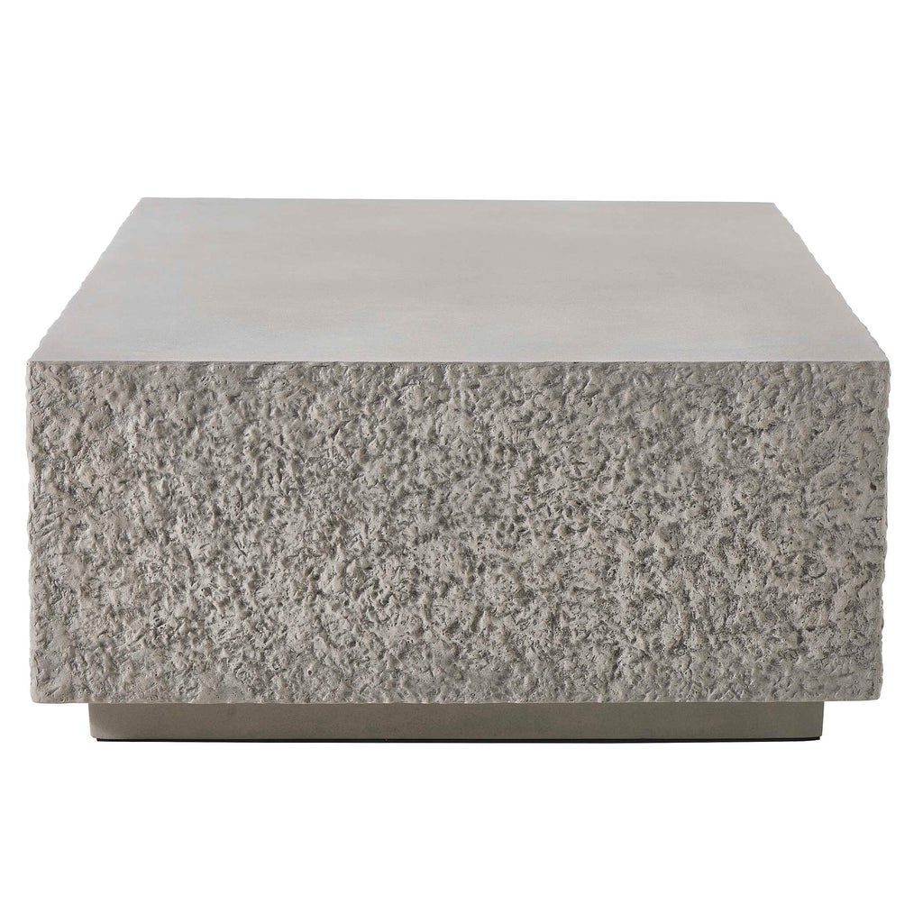 Hesston Outdoor Concrete Coffee Table