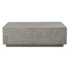 Hesston Outdoor Concrete Coffee Table
