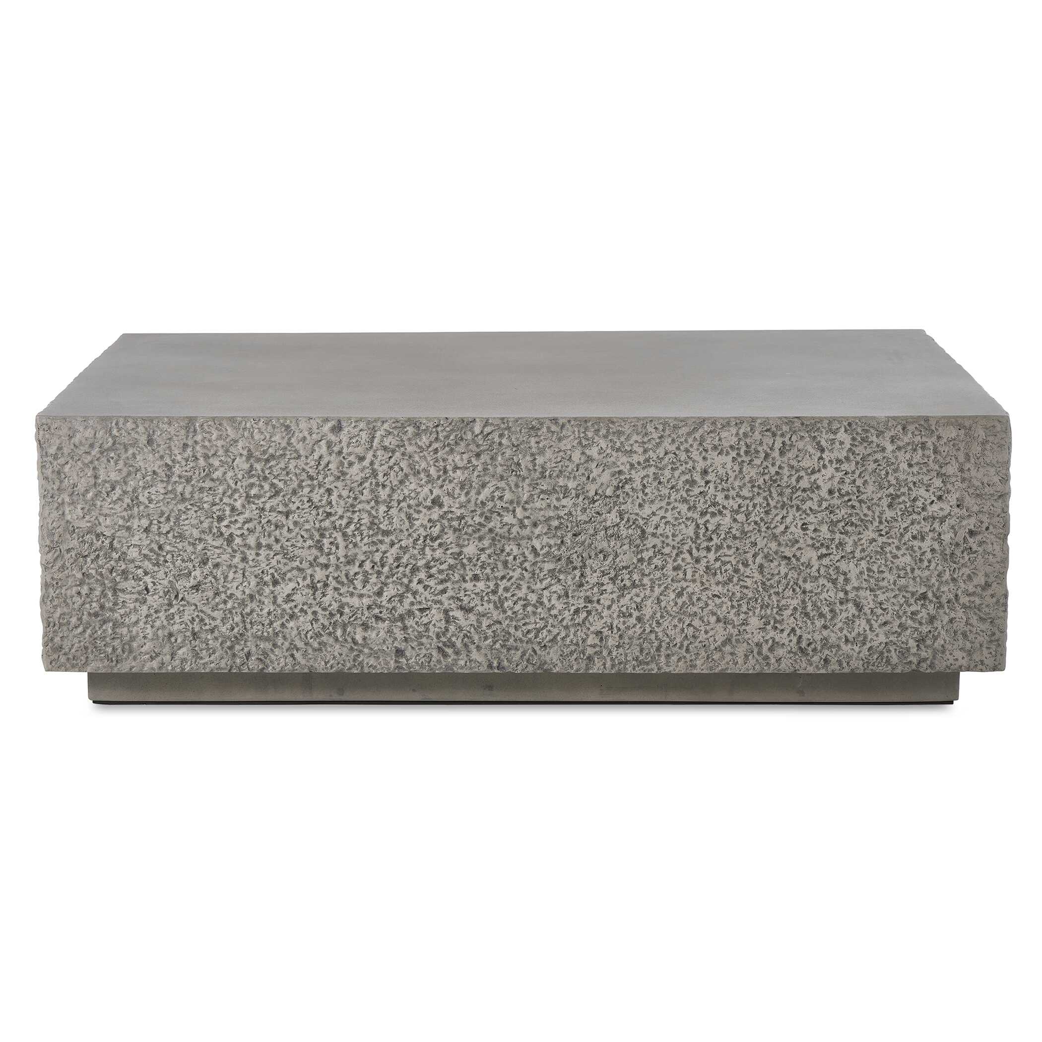 Hesston Outdoor Concrete Coffee Table