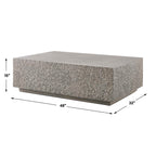 Hesston Outdoor Concrete Coffee Table