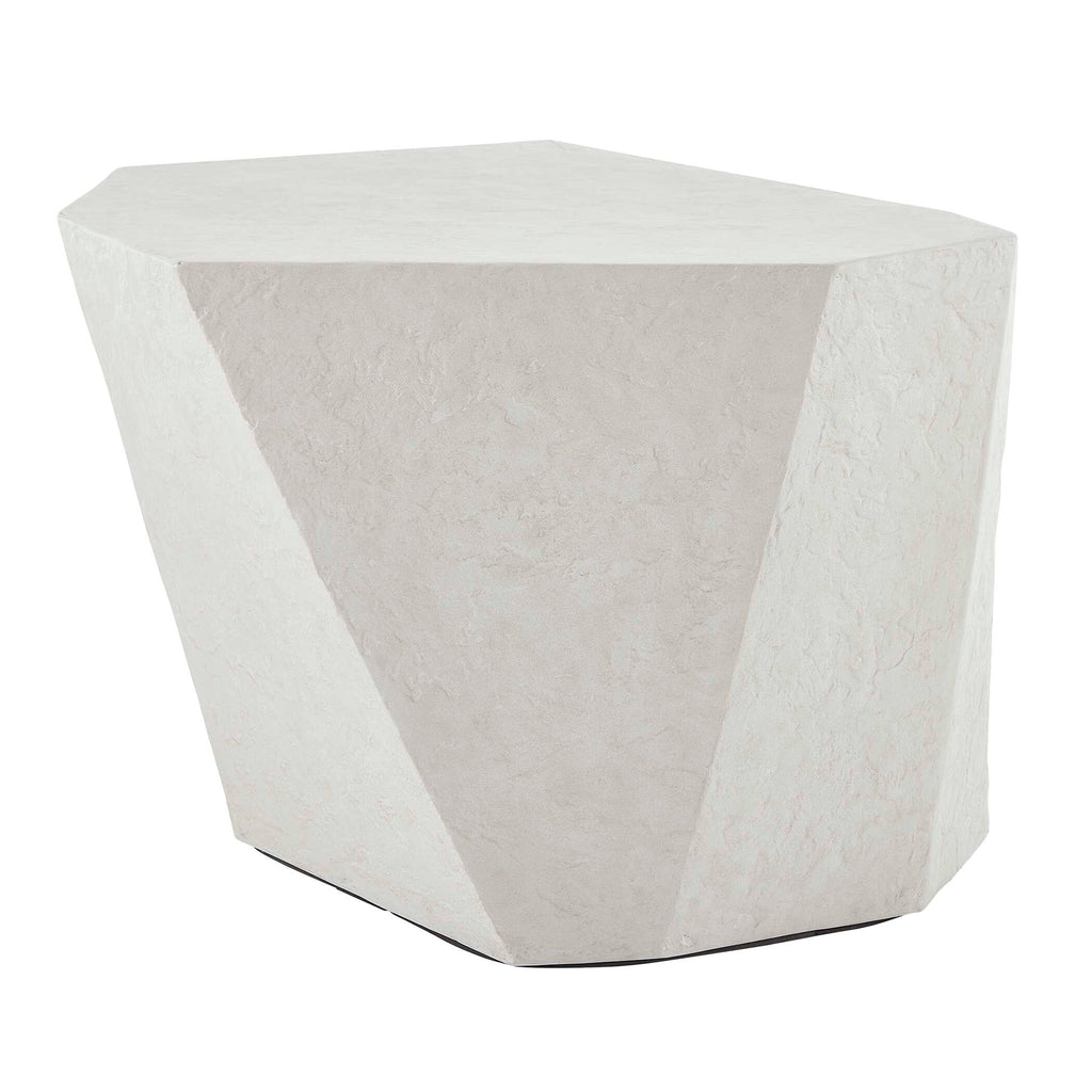 Parra Limestone Outdoor Side Table