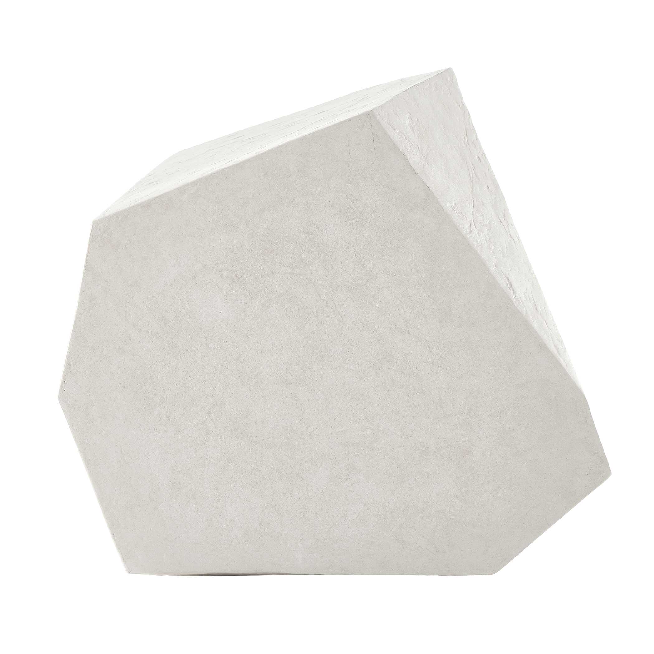 Parra Limestone Outdoor Side Table