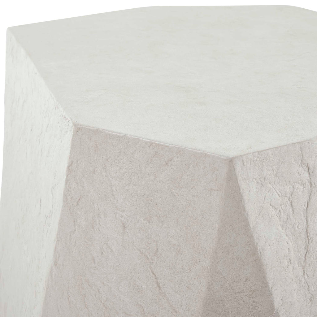 Parra Limestone Outdoor Side Table