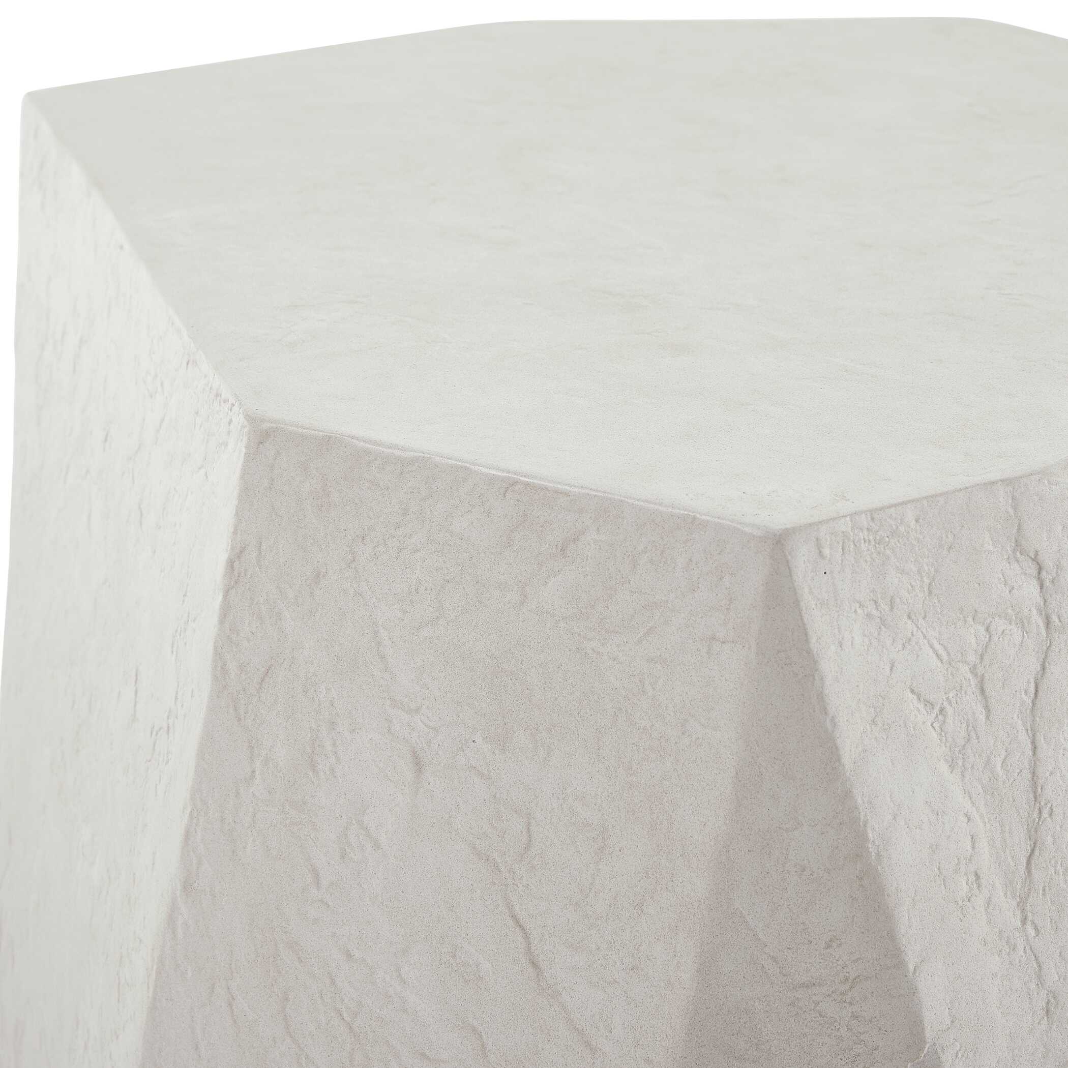 Parra Limestone Outdoor Side Table