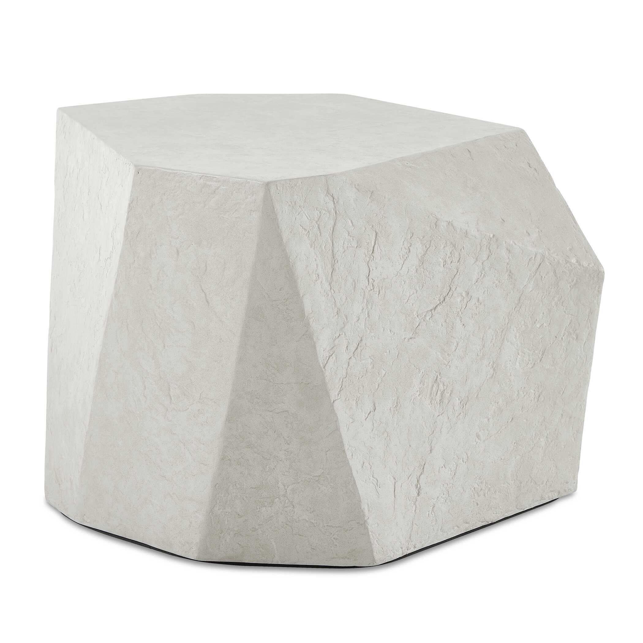 Parra Limestone Outdoor Side Table