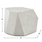 Parra Limestone Outdoor Side Table