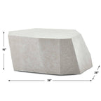Parra Limestone Outdoor Coffee Table