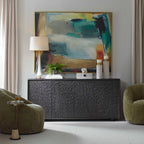 Stevenson Chiseled 4 Door Cabinet