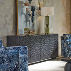 Stevenson Chiseled 4 Door Cabinet