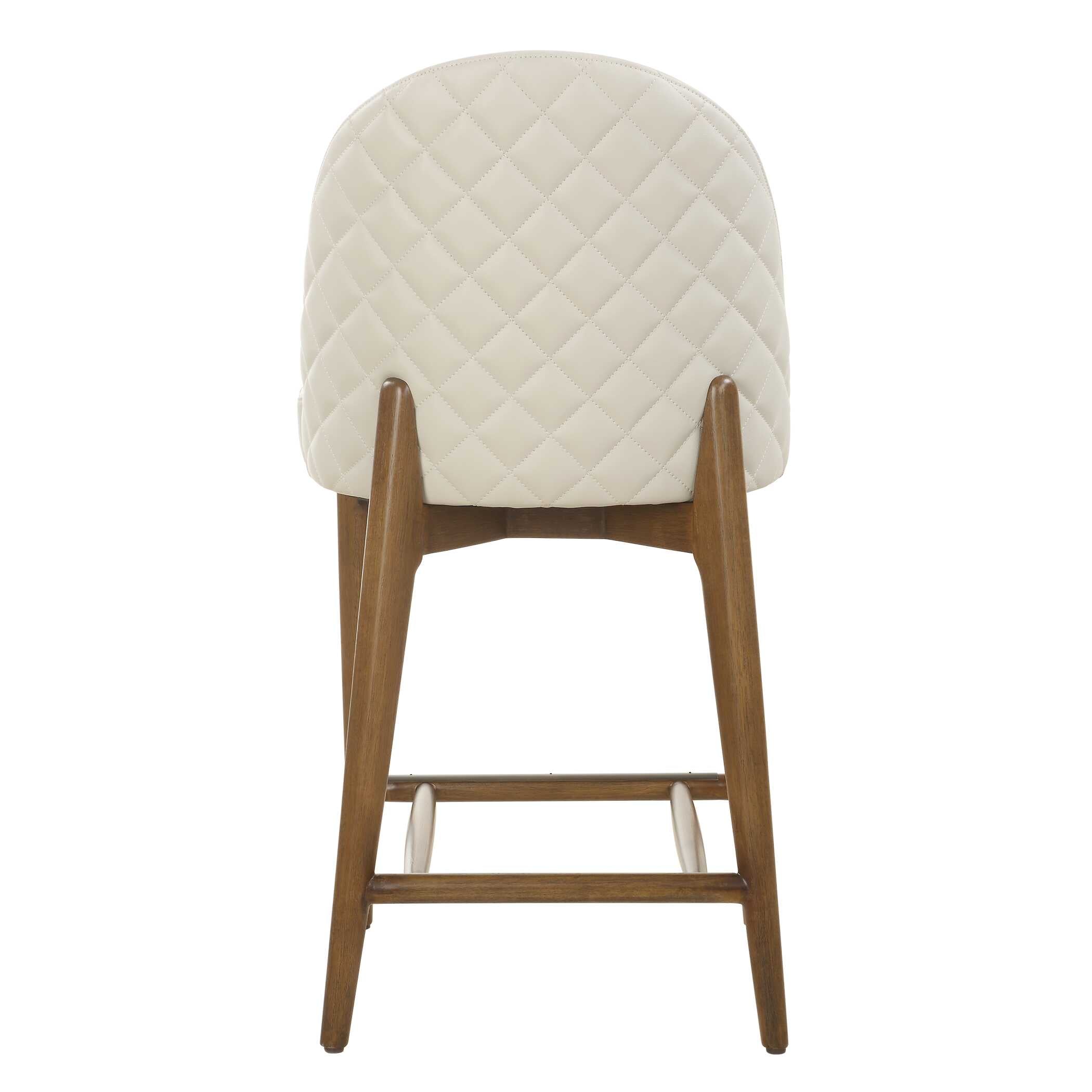 Stitches Leather Counter Stool