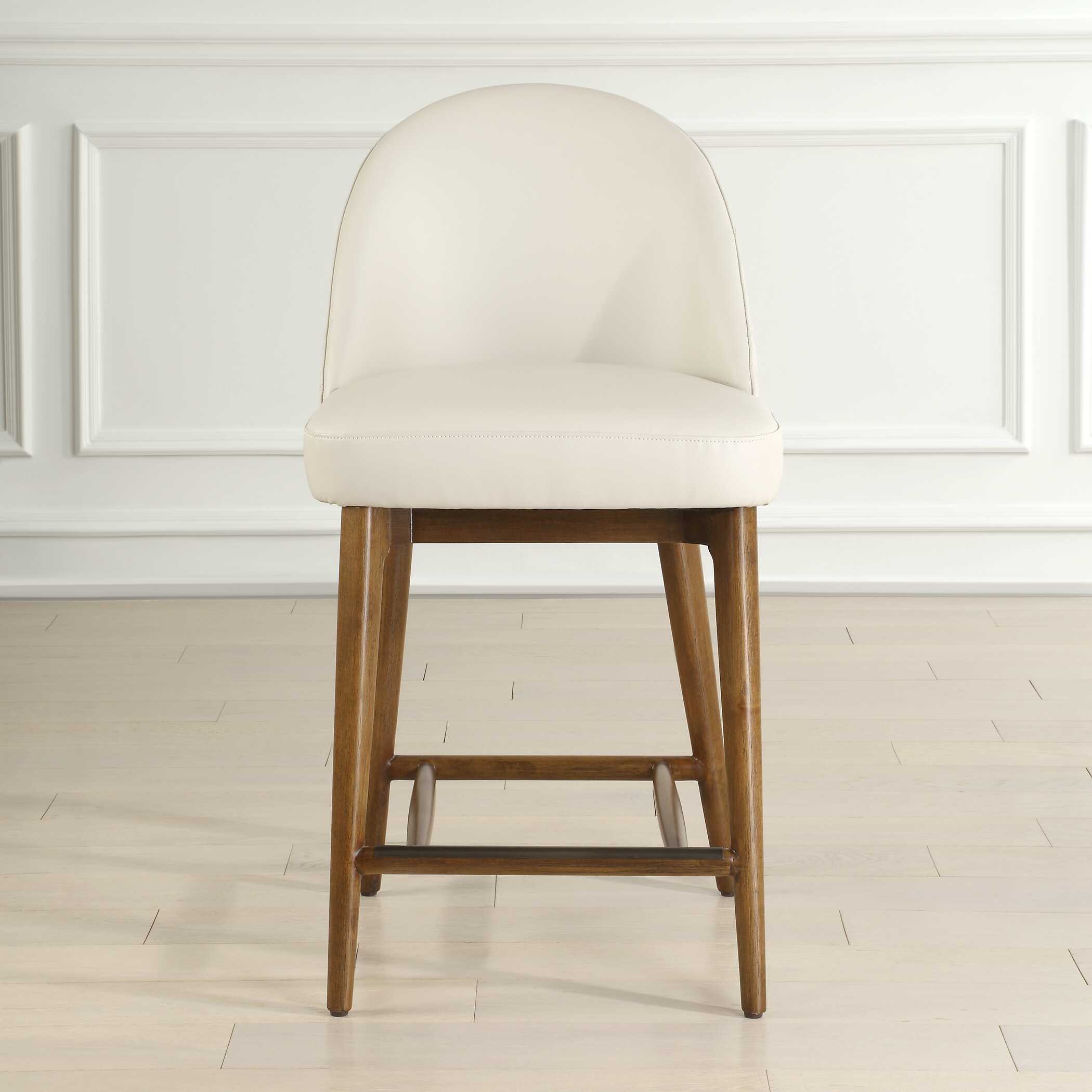 Stitches Leather Counter Stool